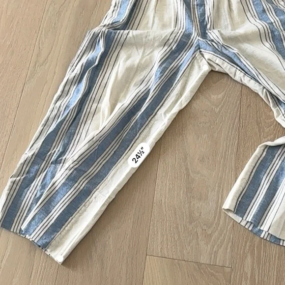 BR Linen Blend Wide Leg Pants - Picture 3 of 5